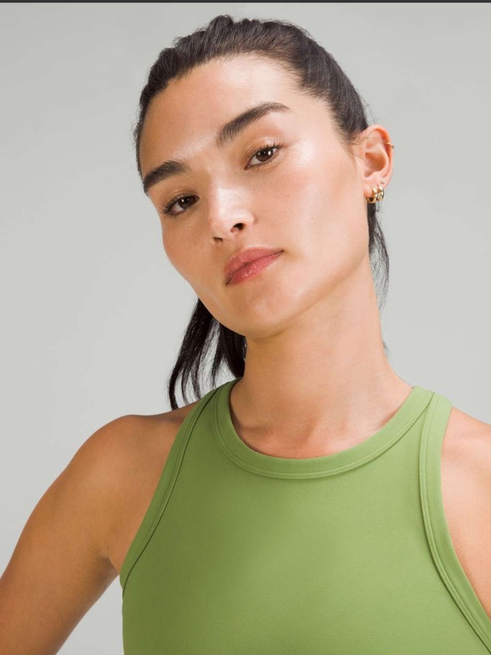 (10) Lululemon Align Hip-Length Racerback Tank Top Green Foliage Medium - Picture 6 of 13